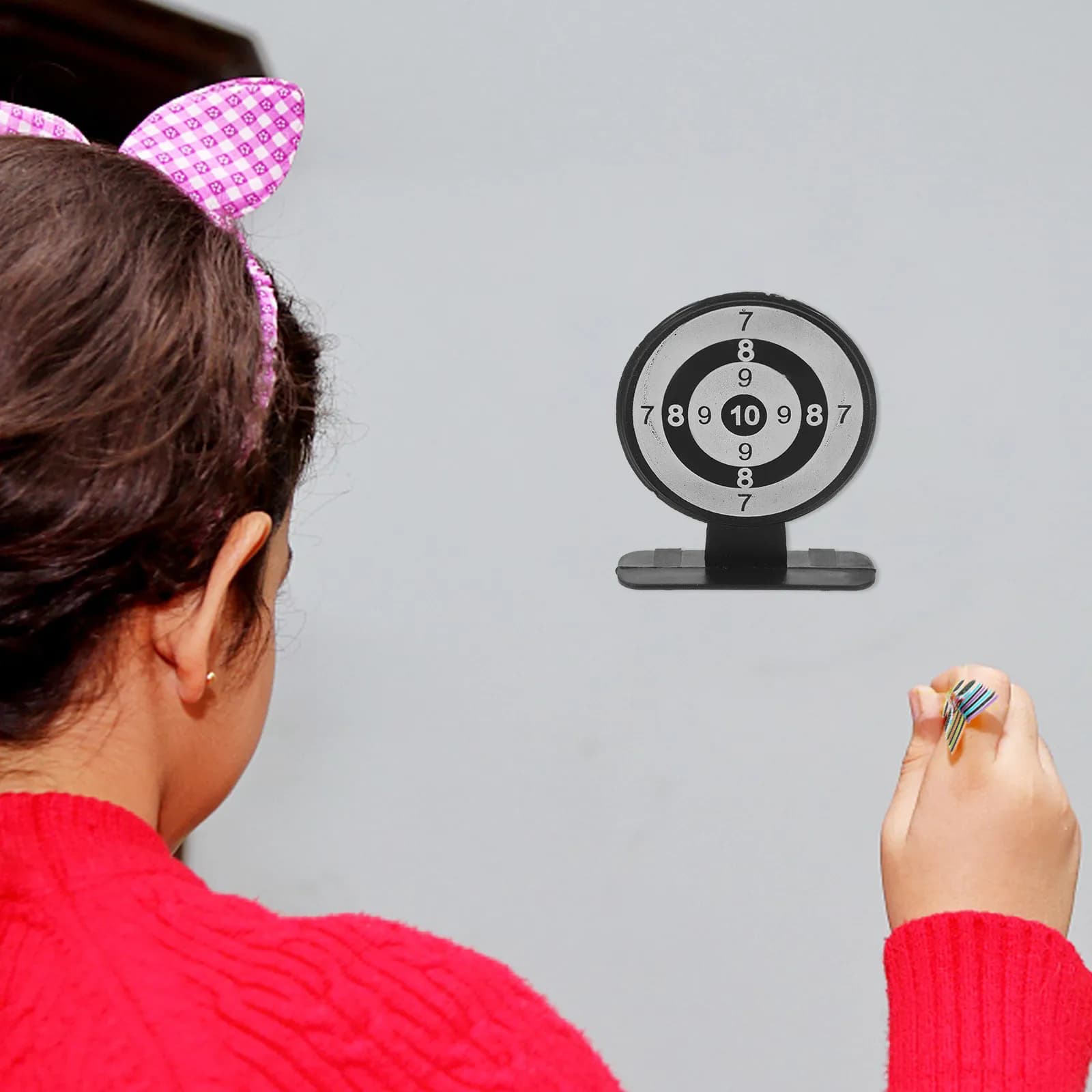 10 Pezzi Bersagli Elastici per Pistole, Tavole in Plastica Robuste e Riutilizzabili per Giochi di Tiro all'Aperto per Bambini, Accessori Interattivi