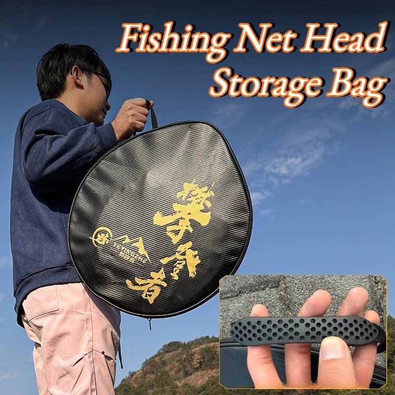 Borsa Leggera Anti-Odore per Conservazione Teste di Reti da Pesca, Portatile, Resistente ai Graffi, Impermeabile, Accessori per la Conservazione di Teste di Reti da Pesca