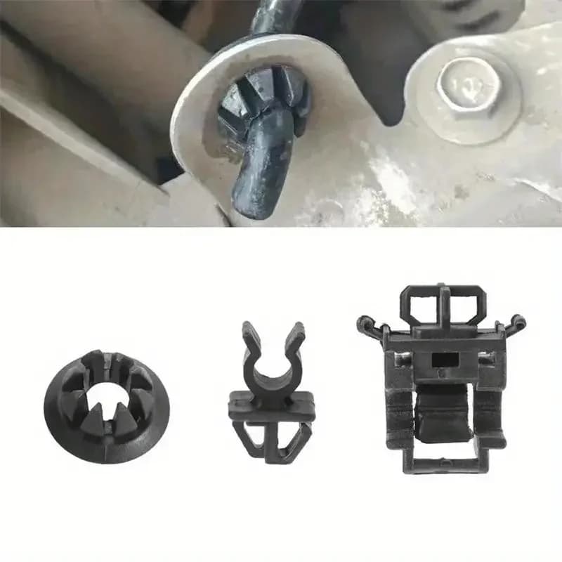 Morsetto per fascette fissa per fascette per cavi con leva di rilascio del cofano da 3 pezzi (plastica) 90601-S84-A01 Morsetti/fissaggio per veicoli