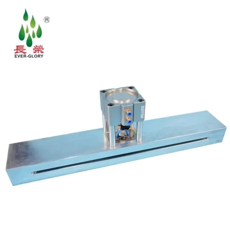 New punching machine with banana shaped handle for plastic bags production machine parts