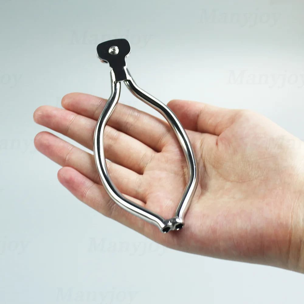 Metal Anus Anal Ring Butt Hole per maschio femmina Silicone invisibile cintura di castità pantaloni accessorio intimo BDSM Restraint