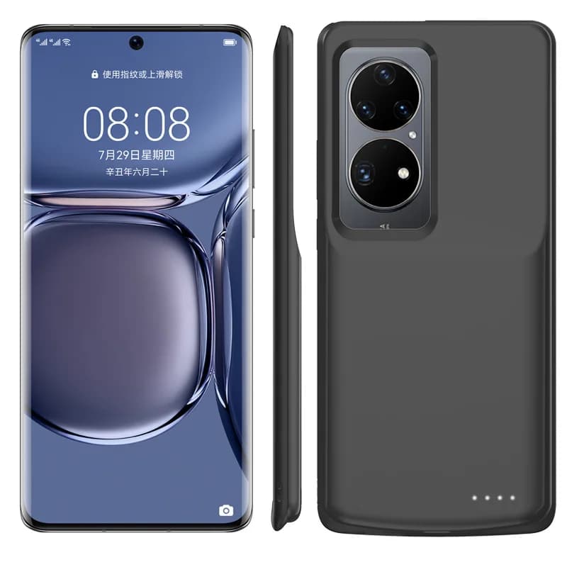 Custodia Batteria da 6800mAh per Huawei P50 Pro P40 Pro Plus P40 Lite P30 Pro P30 Lite - Power Bank Esterno e Caricabatterie