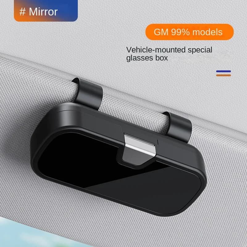 Apex Rush ‌ Custodia per occhiali da sole da auto, scatola portaocchiali, installazione senza perdite per il 99% dei modelli di auto