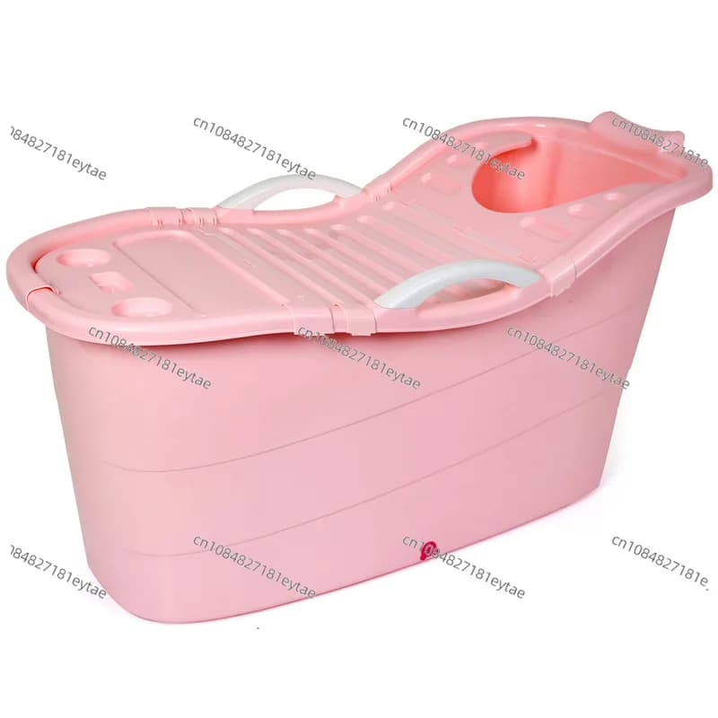 Tappetino Antiscivolo per Vasca da Bagno Autoportante per Adulti, Protezione in Schiuma, Vasca in Plastica Ispessita Pieghevole, Accessori per il Bagno