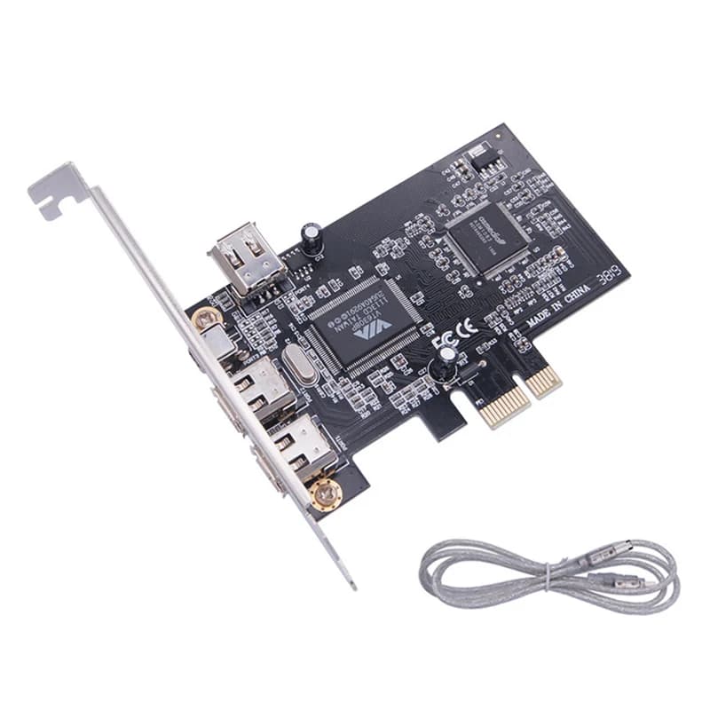 Scheda di espansione OULLX PCIE X1 a 1394 pci-e da 1X a 1394 scheda di acquisizione Video DV HDV HD a 4 porte supporto adattatore di trasferimento 1440*1080