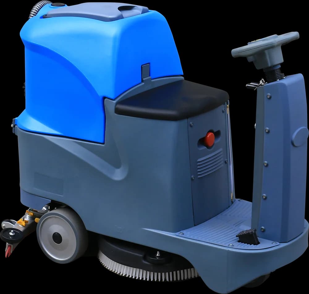 Lavasciuga Industrial Electrical Floors Wireless Mini with Operator at Bordo