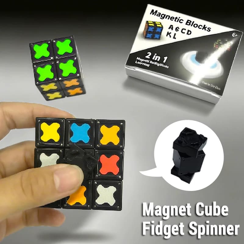 2x2 Cubo Magnetico Fidget Toys Spinner Infinity Cube Trasformabili Blocchi A VAPORE Giocattoli Regali Di Compleanno Creativi Per I Bambini/Adolescenti/Adulti