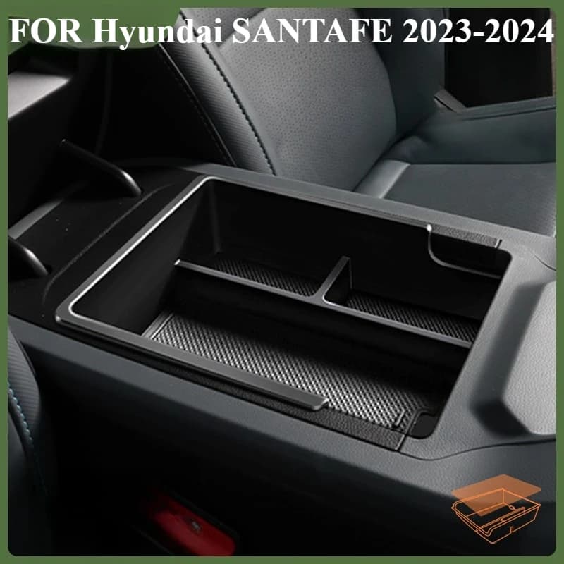 1PCS Car Center Console Bracciolo Scatola di Immagazzinaggio Interni Accessori Auto PER Hyundai SANTAFE 2023-2024