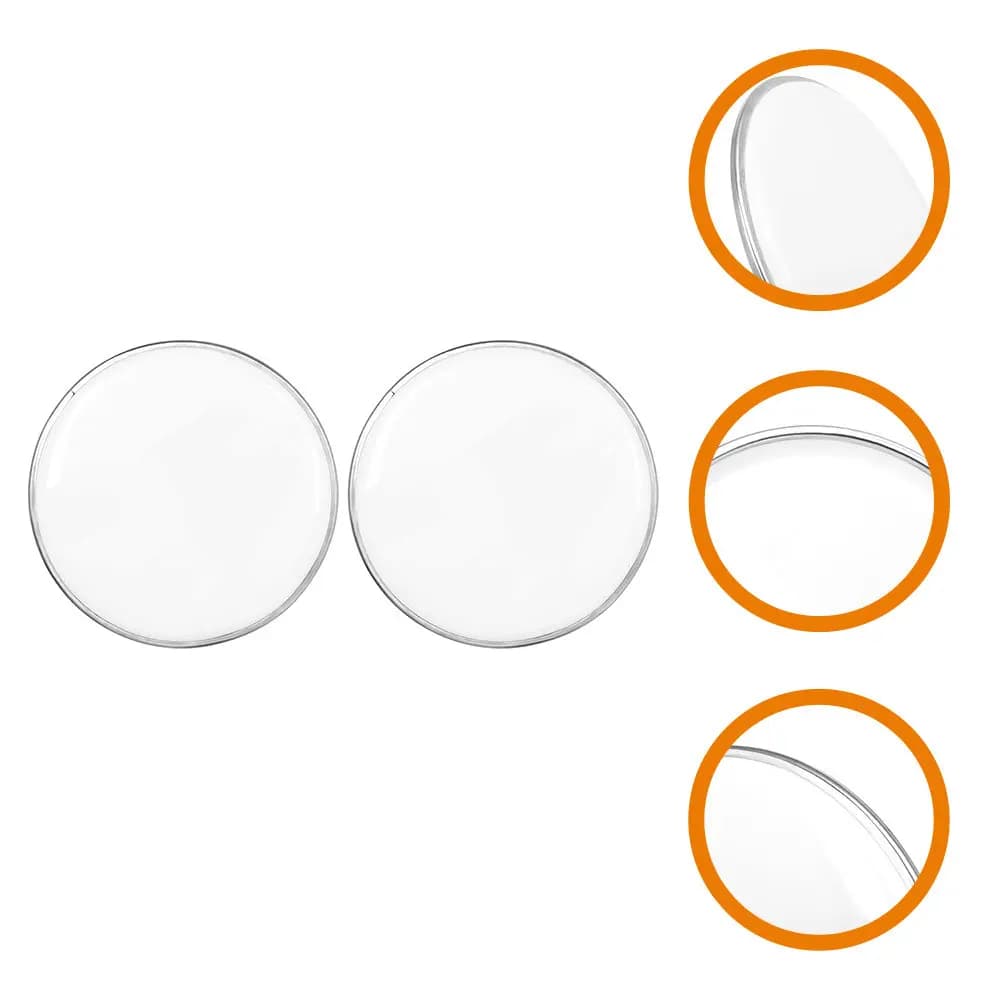 2 Pezzi di Ricambio per Pelli di Tamburo, Coperture Compatte Lavabili, Pad da Pratica, Accessori Multiuso per Tamburi, Superfici di Ricambio per Tamburi