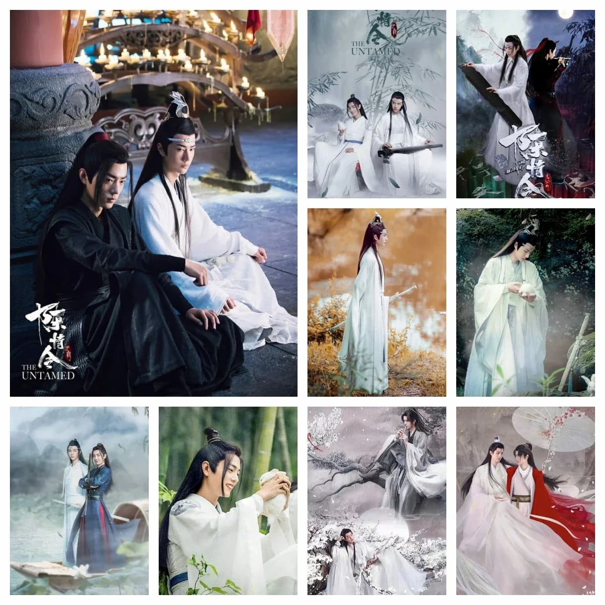 Fai da te trapano completo The Untamed Xiao Zhan e Wang Yibo pittura diamante punto croce diamante mosaico ricamo arte decorazione della casa