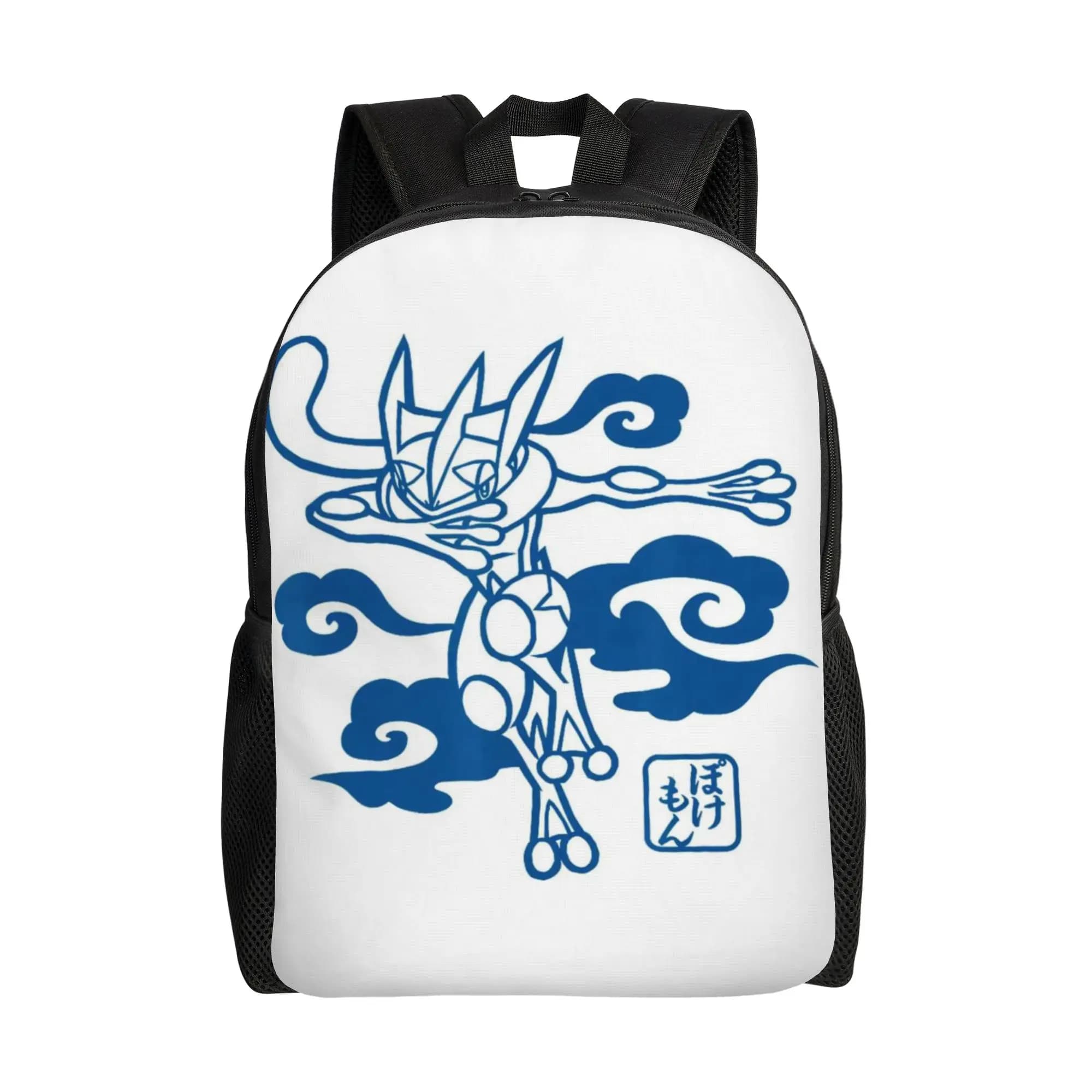 Zaino blu personalizzato per il ritorno a scuola, zaino Pokemon per ragazza e ragazzo