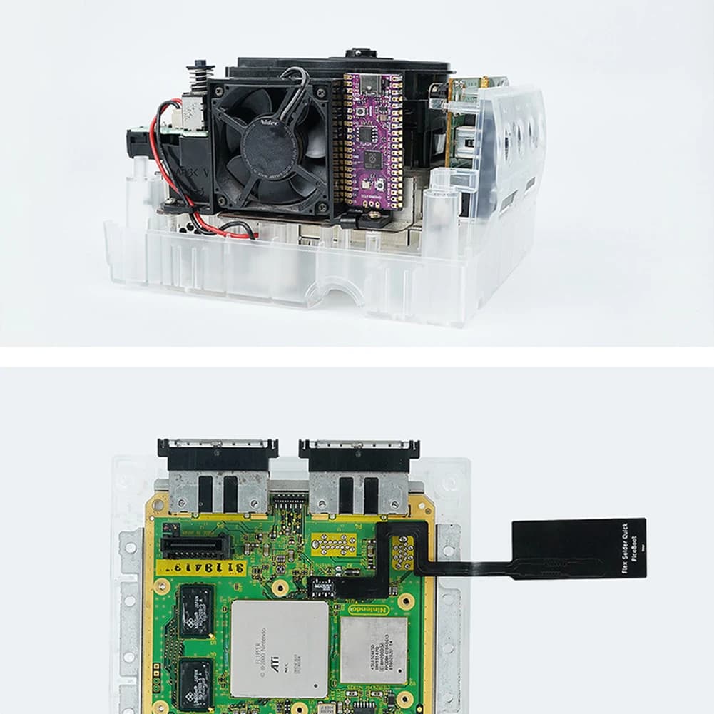 For Raspberry Pi Pico Picoboot FPC Flexible Ribbon Cable with GC2SD/SD2SP2 FPC Flex Solder Cable for NGC Gamecube Game Console