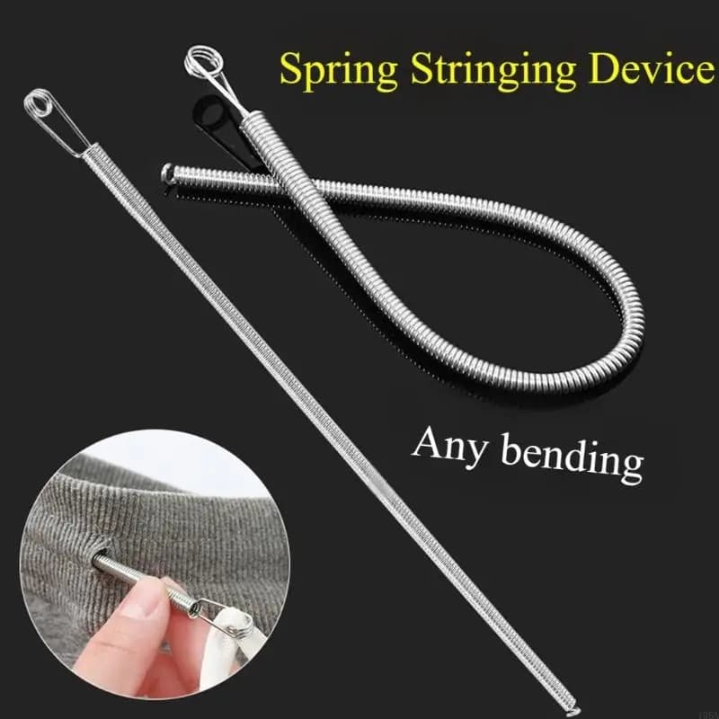 5 Pieces Metal Spring Elastic Slitting Machine, Quick Tool for Sliding Pants, Hoodies and Pants
