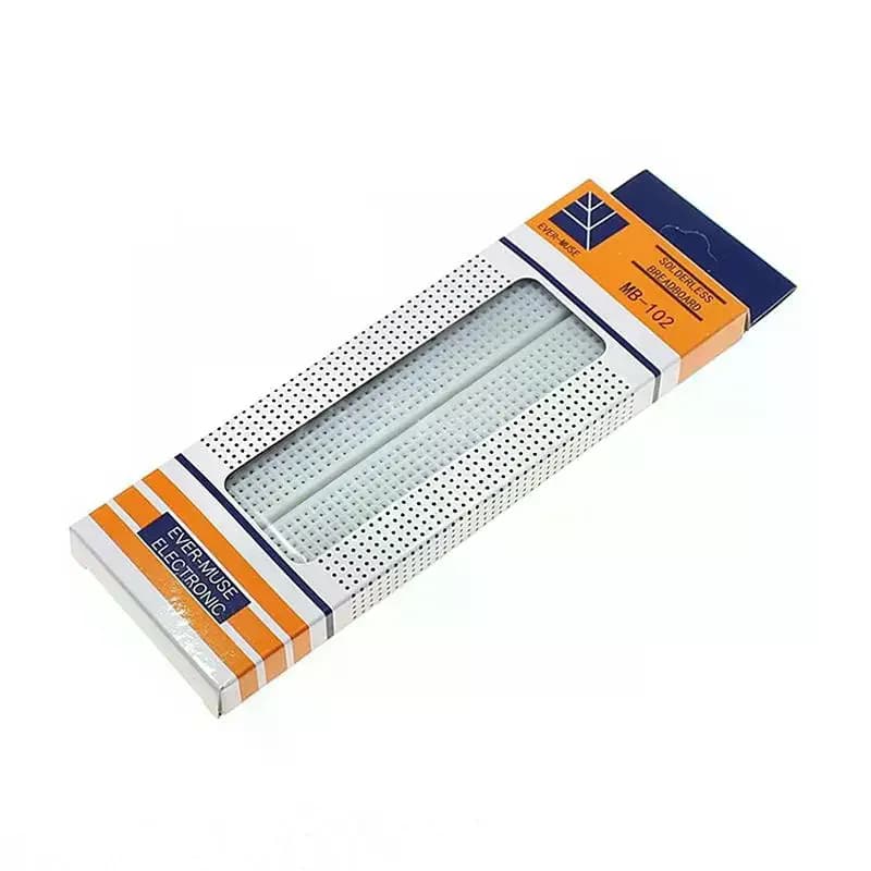 Breadboard 400/830 Tie-Points MB102 Solderless Bread Board PCB Universal Prototype Circuit Board DIY Test Board For