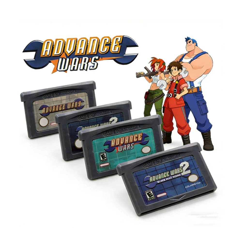 Cartuccia di Gioco GBA Serie Advance Wars, Advance Wars 2 Black Hole Rising, Scheda per Console di Gioco a 32 Bit