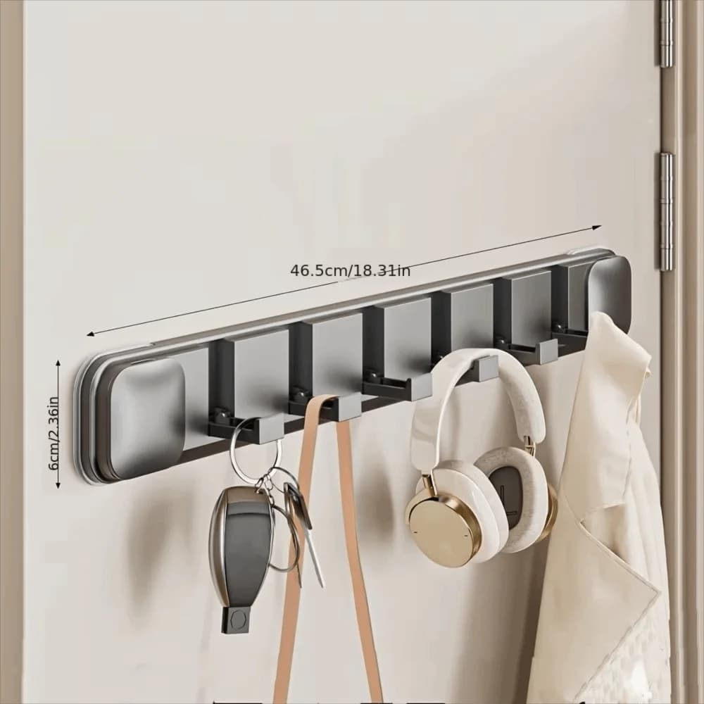 Suction Cup Bathroom Towel Hook Wall Mount Multi-Functional Door Hook Coat Rack Multi-Hook Drill-Free Kitchen Organizer
