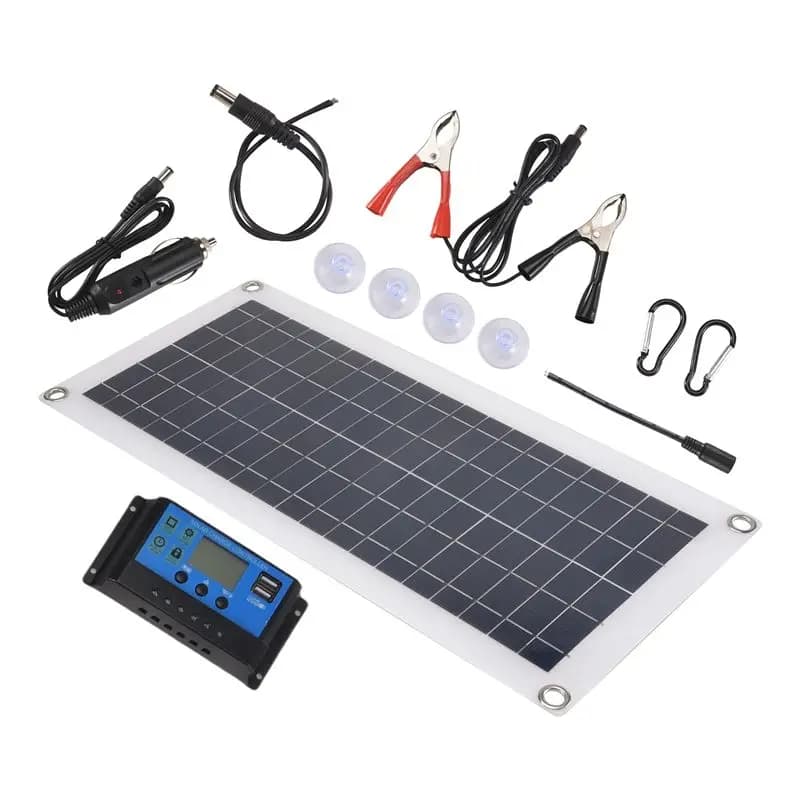 Pannello solare A86P-15W 12-18V per telefono, camper, auto, MP3, PAD, alimentazione esterna a batteria