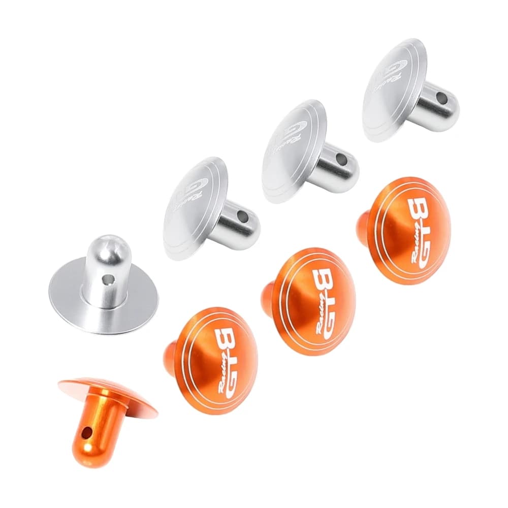 GTBRacing Perni di montaggio per guscio inferiore in alluminio CNC per HPI KM Rovan Baja 5B SS 5SC (4 pezzi/set)
