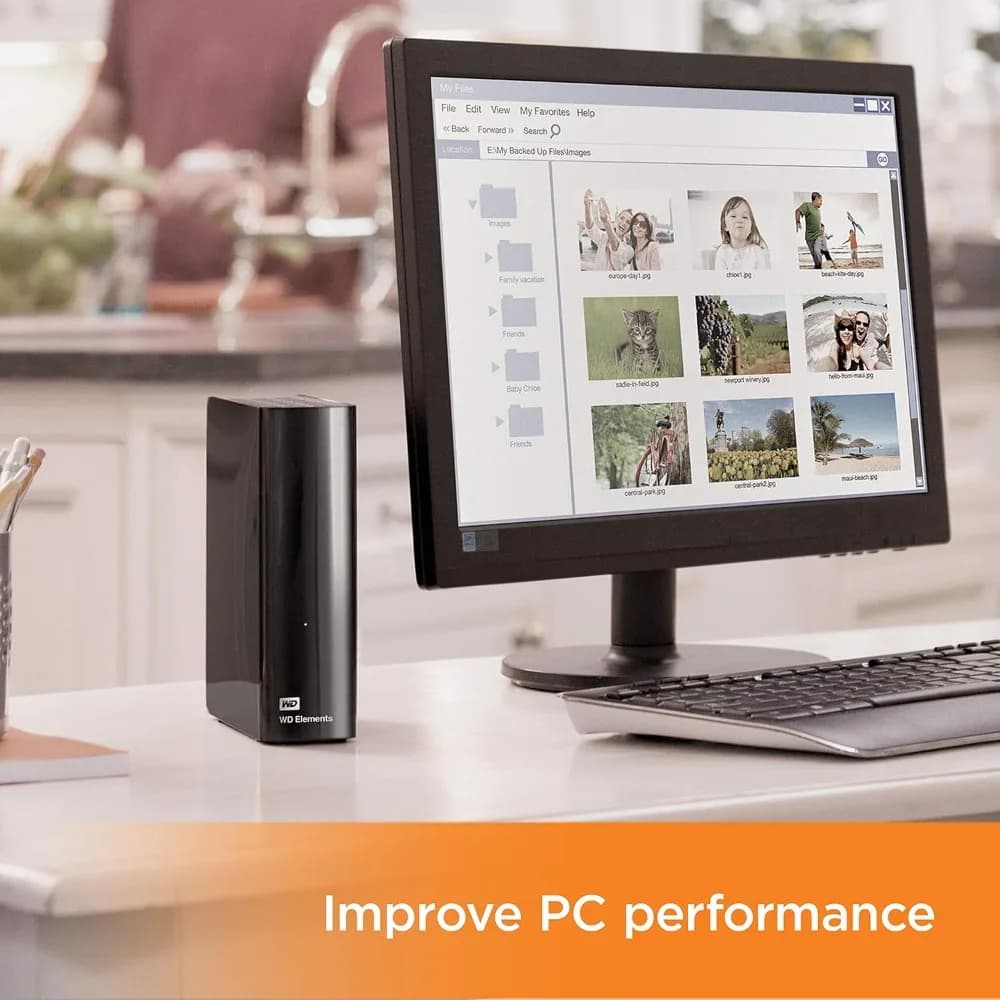 Disco Rigido Esterno da 14TB per Desktop USB 3.0 Plug and Play HDD Esterno per Archiviazione