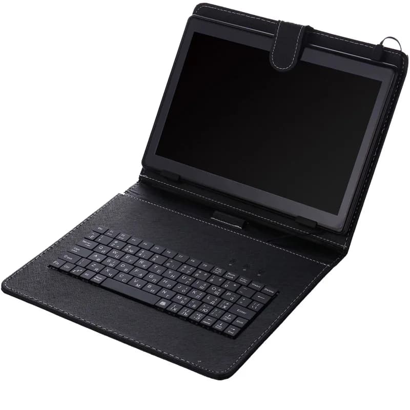 10 inch and 10.1 inch Micro Type-c slot keyboard leather case suitable for casual Russian keyboard Ebook tablet with solid resistance