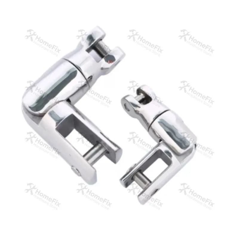 316 Stainless Steel Boat Anchor Swivel Connector Rotatable Fitting for 6-8mm Anchor Chain
