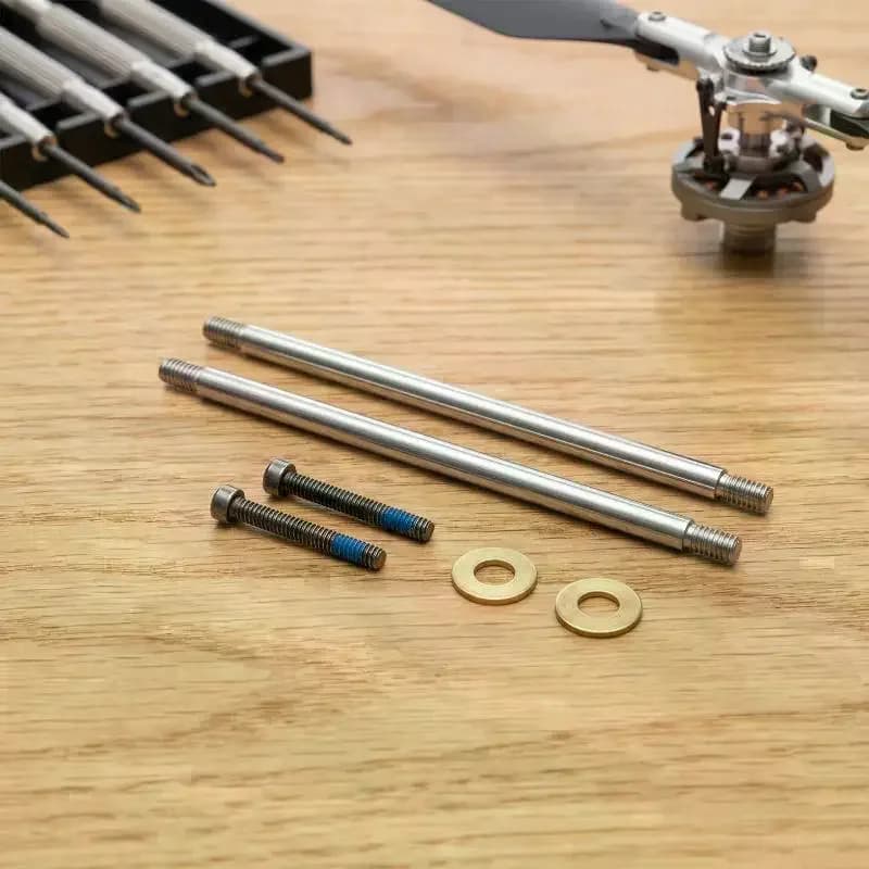 Albero di Piumatura 450 DFC per Elicottero TL48009-02, Assemblaggio Ricambio Drone RC ad Asse Orizzontale Rigido