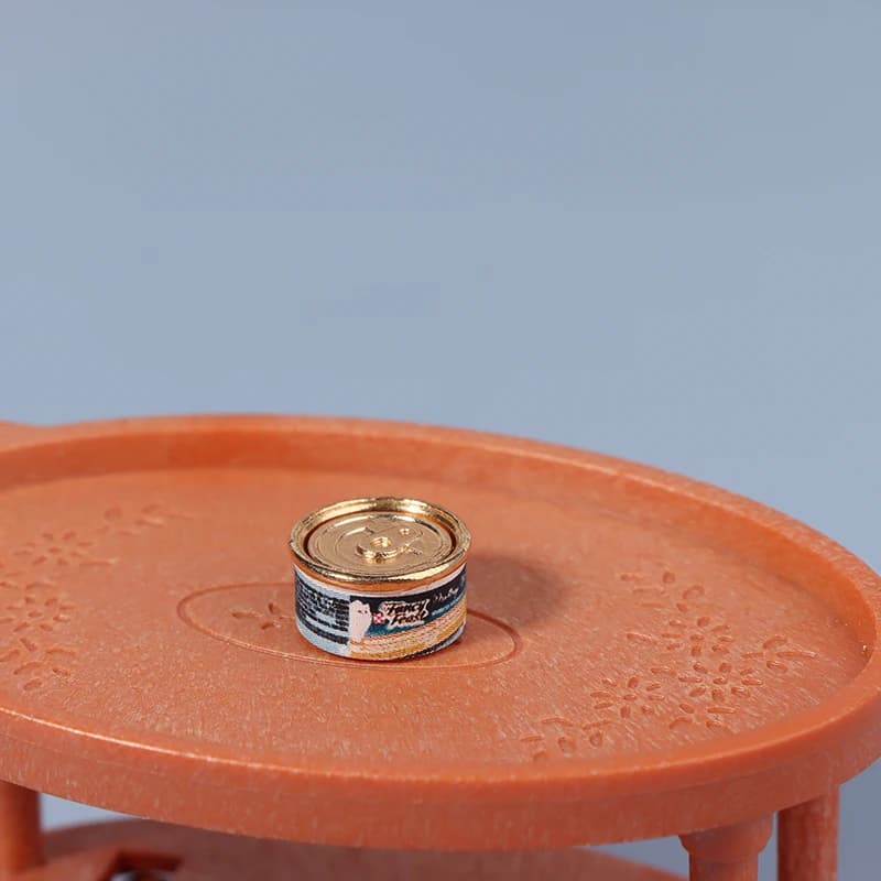 Mini Cibo per Gatti in Miniatura 1/12 per Casa delle Bambole, Giocattolo di Simulazione per Bambole, Decorazioni per Casa delle Bambole, Giocattoli per Gioco di Ruolo