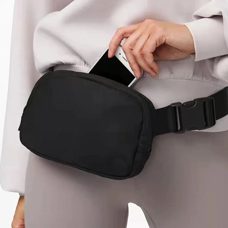 Marsupio da Donna con Cerniera, Borsa a Tracolla Sportiva da Esterno, Borsa a Spalla Casual da Viaggio, Marsupio Femminile Porta Soldi