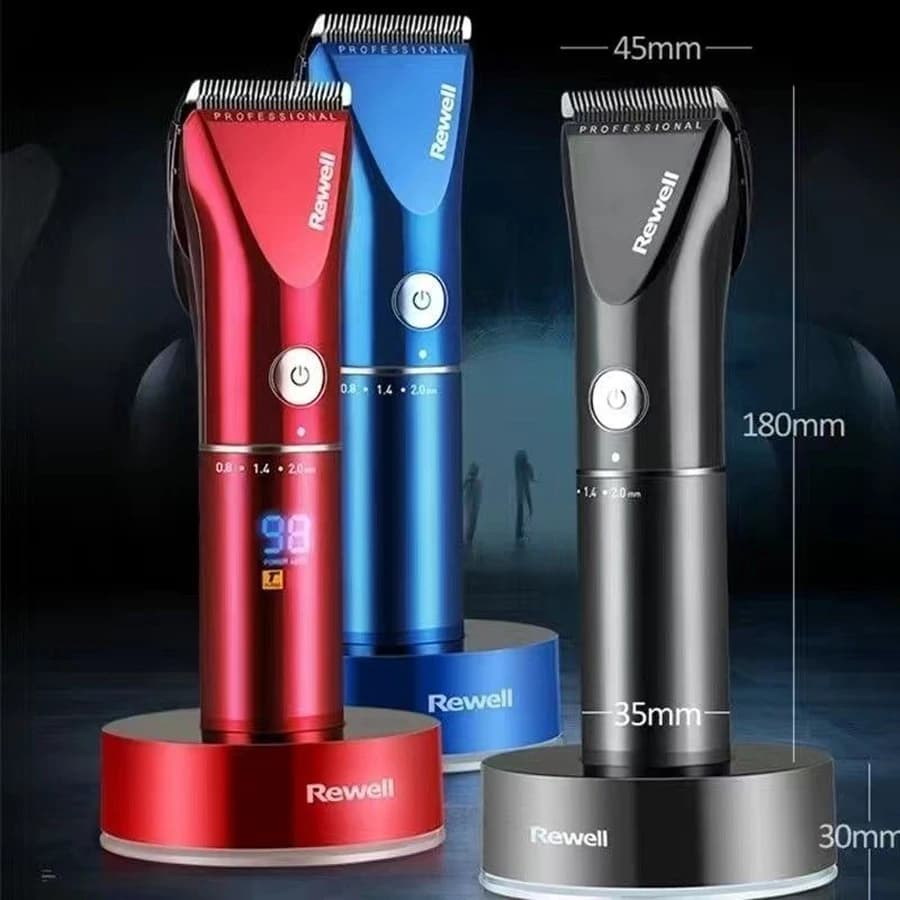REWELL Rechargeable haircut Turbo Professional haircut for men Electric haircuts Barbiere