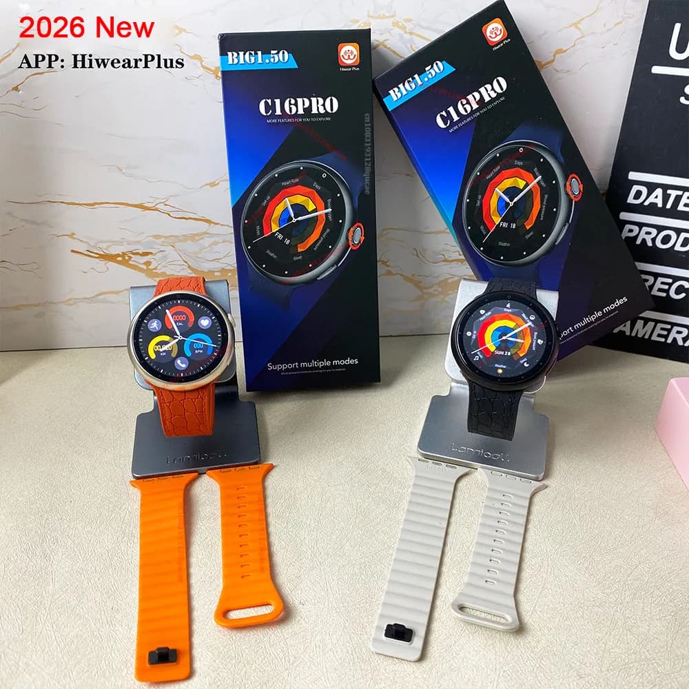 Nuovo Smartwatch da Uomo 2026 con Display HD da 1.5 Pollici, Tracker Salute, Chiamate Bluetooth, Assistente Vocale, Sportivo, Impermeabile 5ATM Ht30