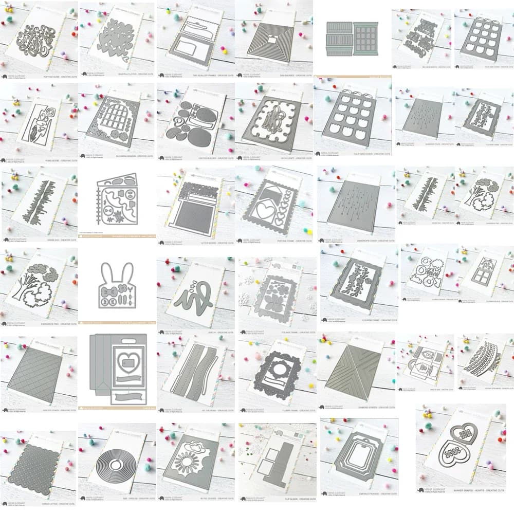 Metal Cutting Die And Stamps Scrapbooking Background DIY Decoration Craft Embossing Stencil
