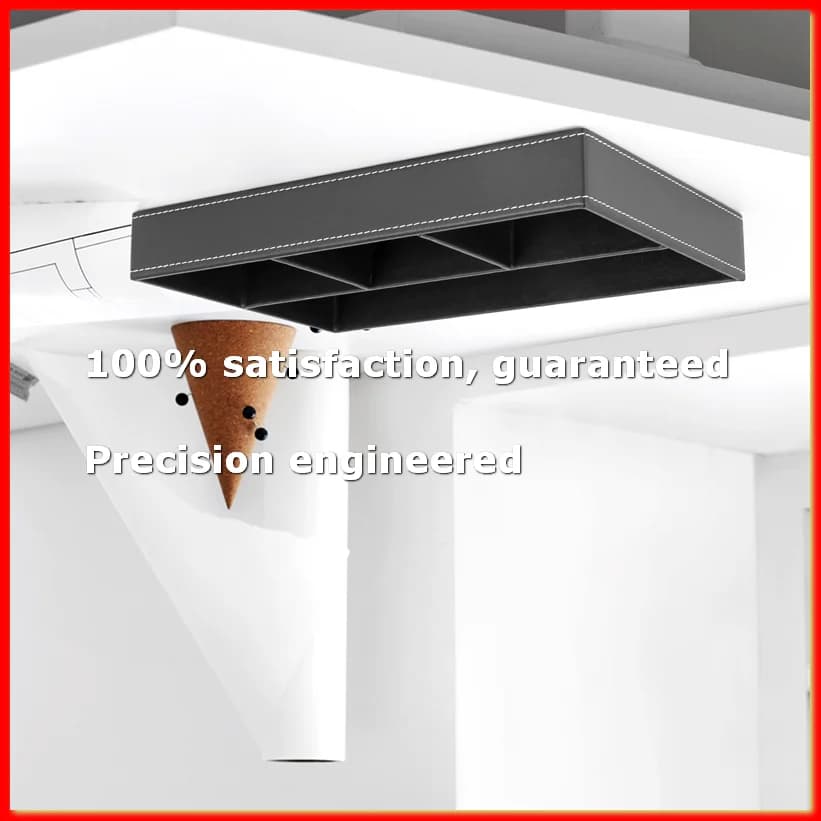 Organizer per Cassetti da Scrivania a 4 Scomparti, Divisorio in Pelle PU per Forniture da Ufficio - A23R