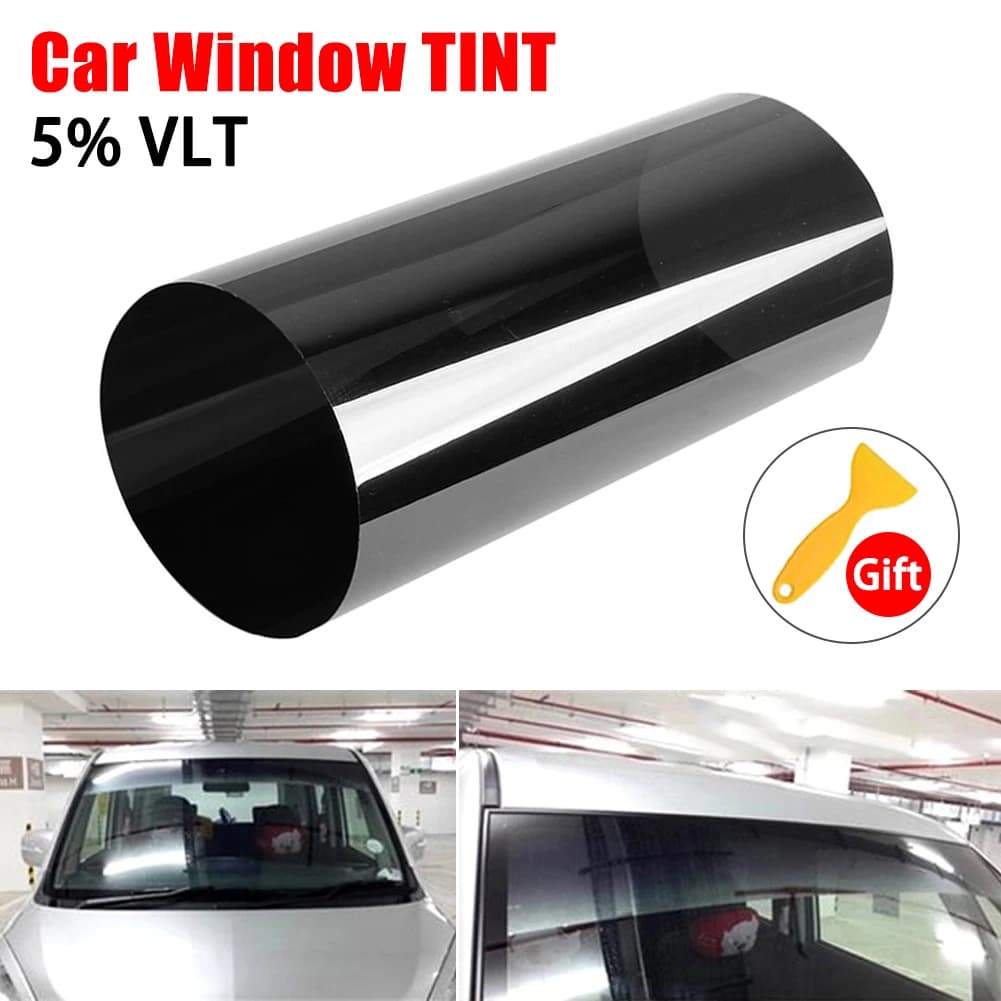 150x20cm parabrezza per auto visiera parasole striscia pellicola oscurante vetro anteriore anti-UV parasole pellicola per vetri decalcomania pellicola protettiva UV per auto sticks