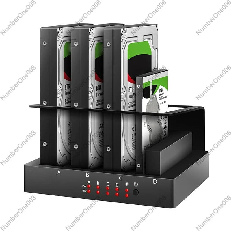 Docking station USB 3.0 per hard disk SATA da 3,5 pollici, custodia esterna per hard disk con base di espansione.