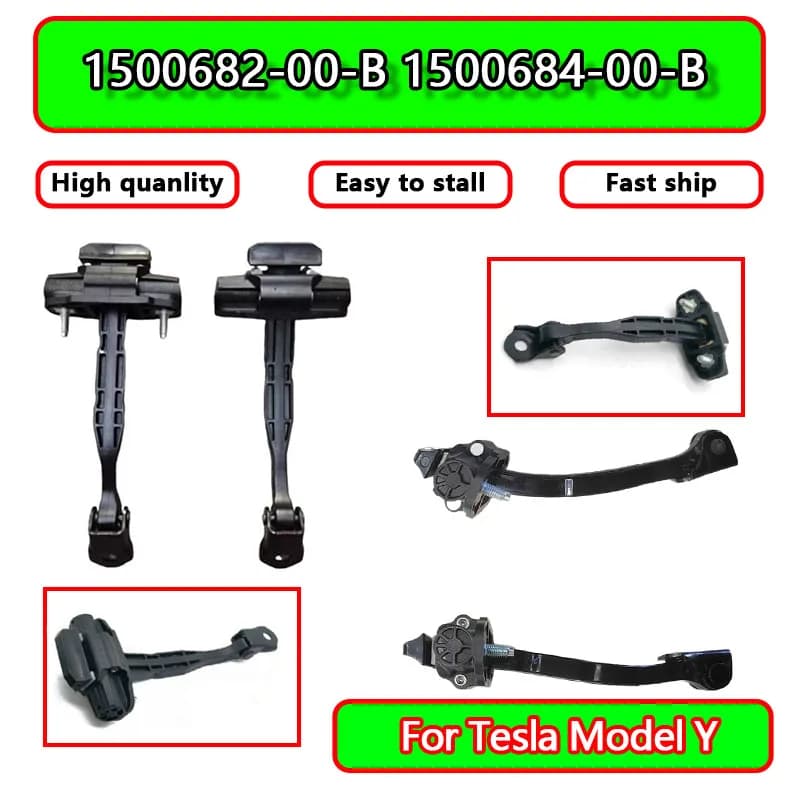 2 Pezzi/4 Pezzi Limitatore di Apertura Porta Anteriore e Posteriore per Tesla Model Y 1500682-00-B 1500684-00-B Interruttore di Arresto per Tesla Model