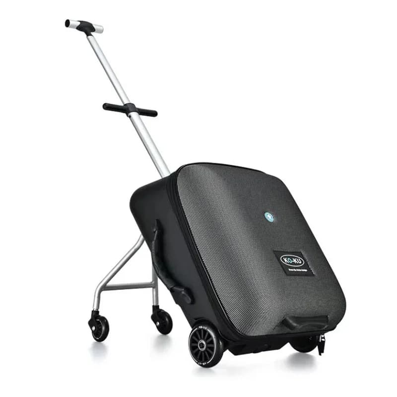 Valigia per scooter per bambini Formsio Lazy Carry On Rolling Bagagli Trolley da seduta per bambino