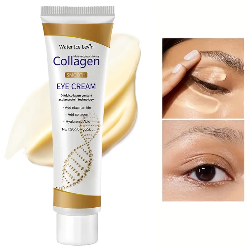 Contourno Cream Eyes to Collagen 10X Active Proteins of Collagen Niacinamide and Hyaluronic Acid for Deep Hydratation. Rassoda and Rimpolpa il Contorno Occhi.