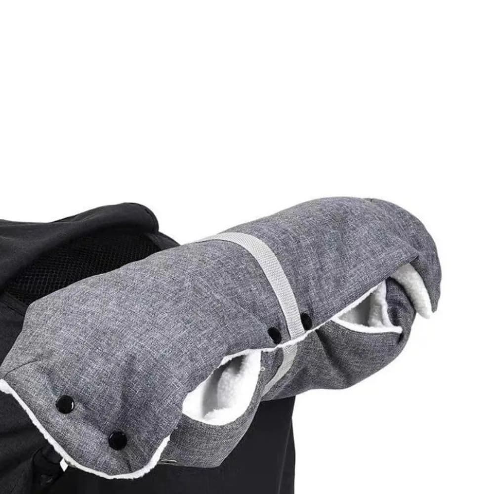 Nuovi guanti caldi per passeggino antivento con tasca per telefono Manicotto per passeggino Guanti invernali spessi antigelo Passeggino