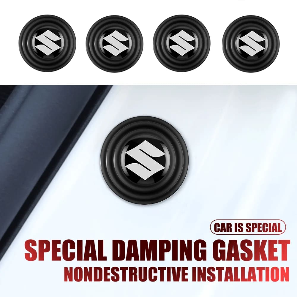 4/8/12/20pcs Silicone Car Door Anti-shock Mat Anti-collision Gasket Buffer Bumper Pad Sticker For Suzuki Alto Vitara Grand Swift