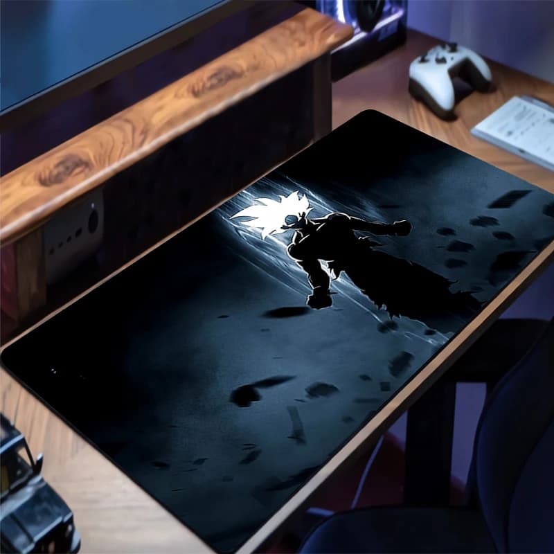 Tappetino per Mouse DBZ Dragon Ball 90x40cm Grande XXL per Computer Gamer Kawaii Accessori Gaming Mousepad Tappetino per Tastiera Scrivania Tappeto Tappetino da Tavolo