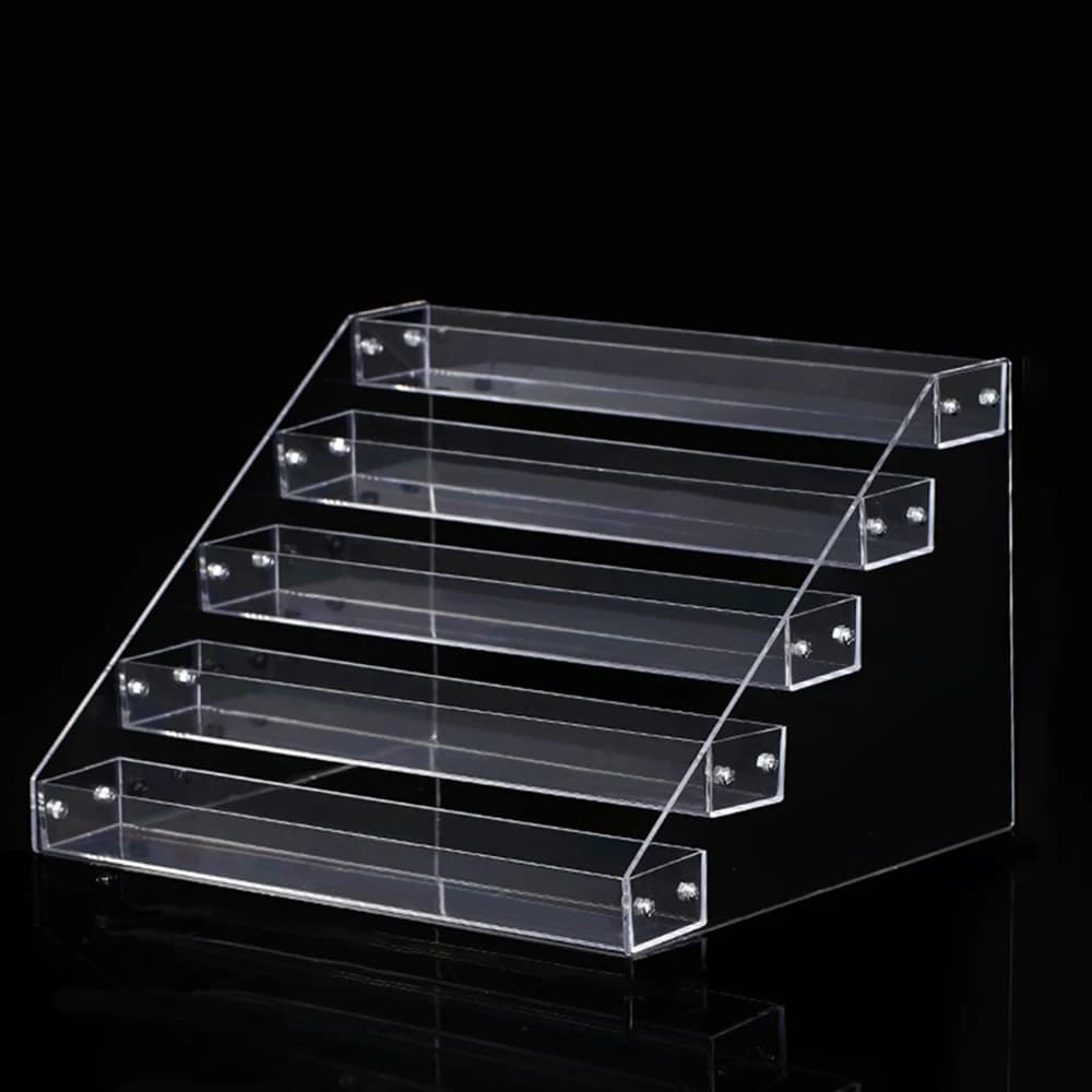 Multilayer Acrylic Storage Shelves Ladder Shelves Blind box Perfume Exposition Shelves for Enamel Organization Acrylic Showcase