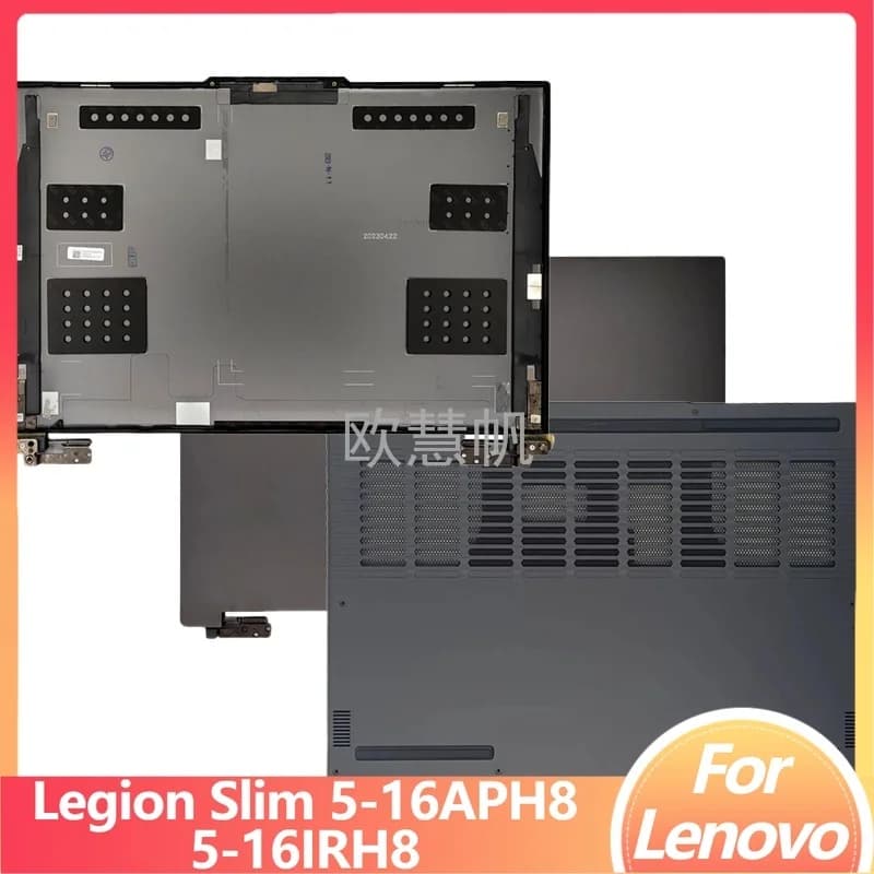 M Nuovo per Lenovo Legion Slim 5-16APH8 5-16IRH8 2023 LCD Del Computer Portatile Della Copertura Posteriore Lunetta Anteriore Palmrest Custodia Inferiore tastiera Cerniera