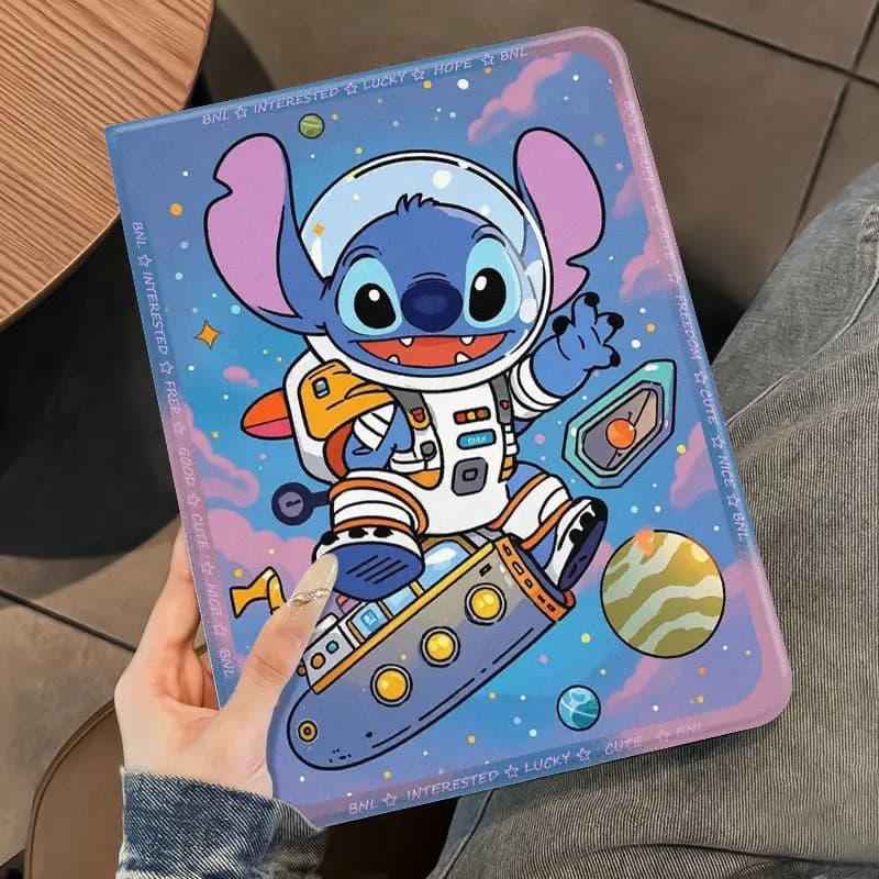 Custodia per tablet Cute Cartoon Stitch per Samsung Tab S8Plus S9 S9FE Plus S6 Lite 10.4 A7 Lite A8 S10 FE Custodia protettiva antiurto