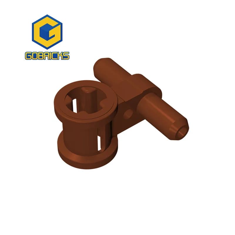 Gobricks 10Pcs assemblare MOC 99021 53895 connettore per tubo pneumatico con assemblaggio dell'asse blocchi di costruzione parti giocattoli compatibili
