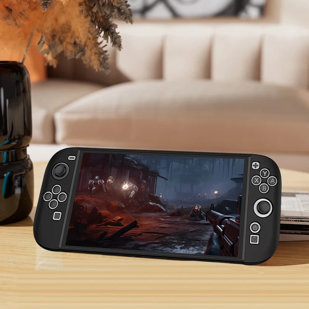 Custodia in TPU per Nintendo Switch 2, Cover Ergonomica con Impugnatura, Protezione Antiurto, Accessori per Videogiochi