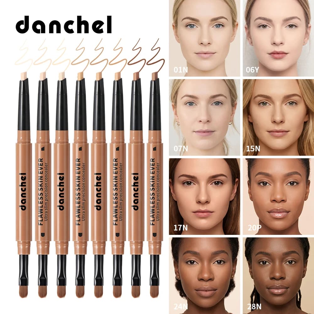 3‑In‑1 Concealer Contour Highlighter Stick Multi‑Purpose Face Makeup Full Coverage Blendable Long Lasting Sculpting Cream Stick