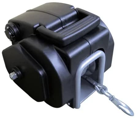 2019 Nuovo stile portatile 12 V/24 V mini verricello di ancoraggio per barche elettriche 3000 libbre con fune metallica in acciaio per barche veloci