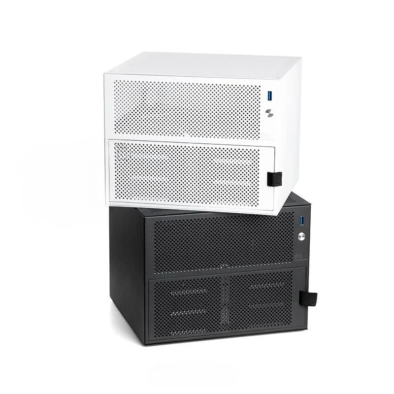 Looook Store UE-S6 6-Bay NAS Chassis ITX Motherboard Supported DIY Desktop Storage Server Mini Computer Hardware Case