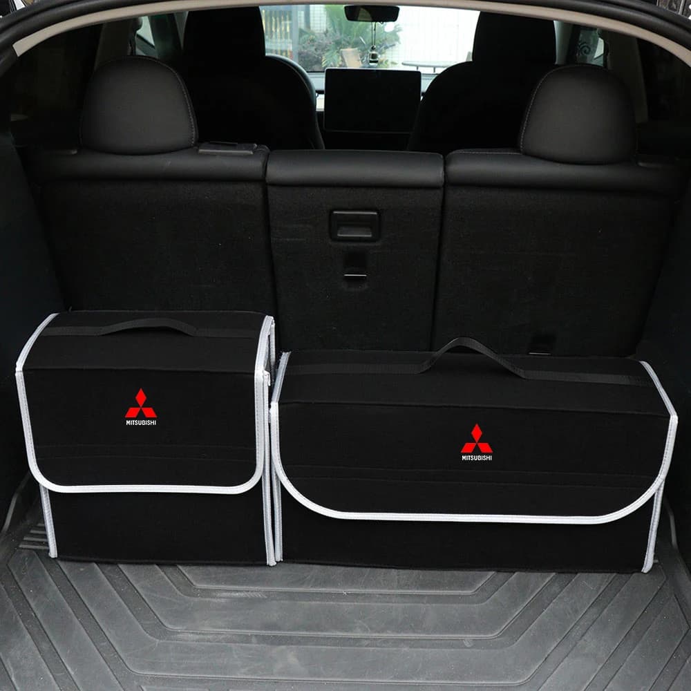 Organizzatore per Bagagliaio Auto, Borsa Portaoggetti per Mitsubishi Ralliart Lancer 9 10 ASX Pajero L200