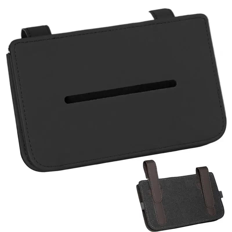 Porta fazzoletti per auto Organizzatore di tovaglioli automatici Borsa per asciugamani di carta per auto Scatola per tovaglioli Organizzatore per borsa di stoccaggio per poggiatesta automatico del sedile posteriore